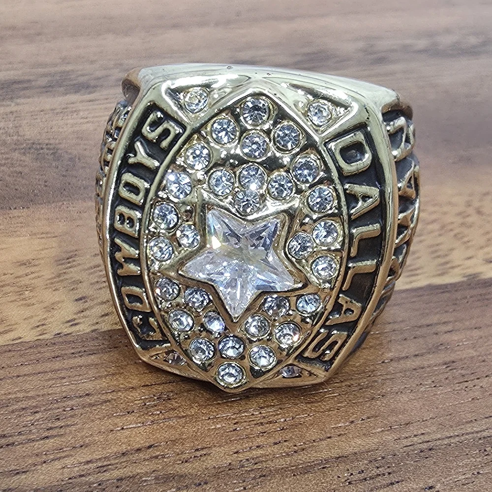 Dallas‎ Cowboys Championship Ring 1992 Fan Edition Gold Size 13